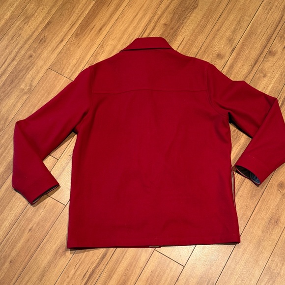 Pendleton 100% Virgin Wool Men's Red Shirt Jacket - Picture 7 of 9